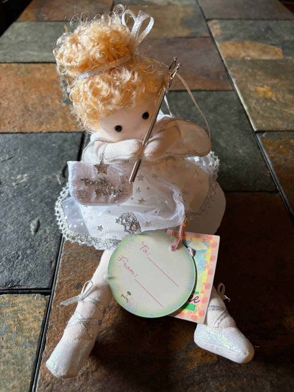 Green Tree Tooth Fairy musical doll plush NWT no box